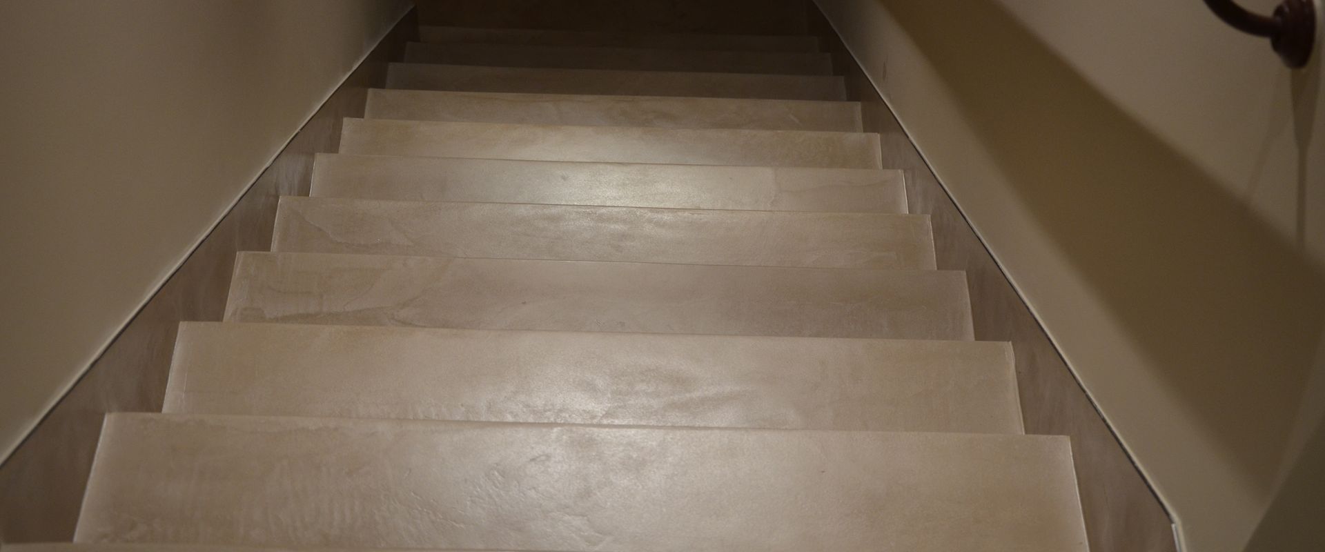 Escalier en Mortex